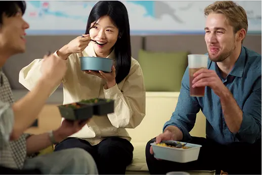 다회용기 제공량 이미지